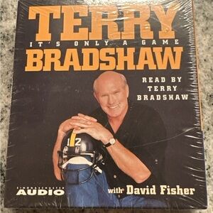 Terry Bradshaw It's Only a Game Audio Book on 3 CD Box Steelers Sealed NEW